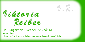 viktoria reiber business card